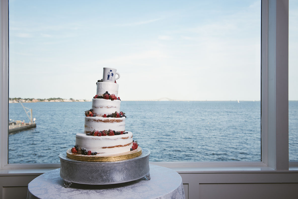 Waterfront brewery elopement at The Piermont in Babylon, New York