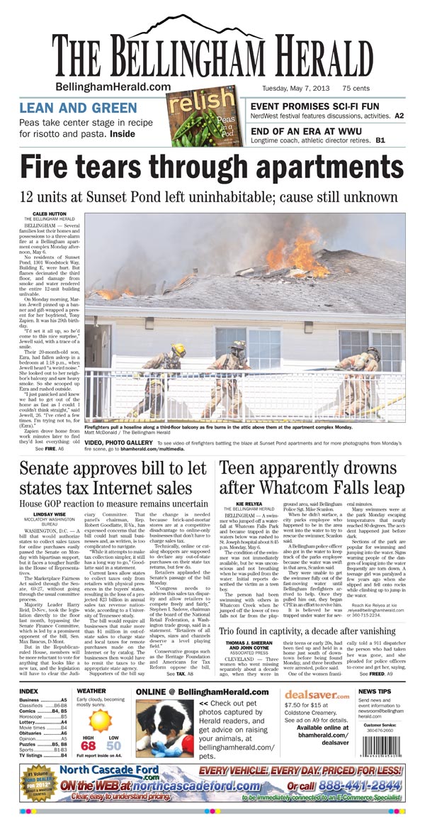 Bellingham fire coverage Equal Motion