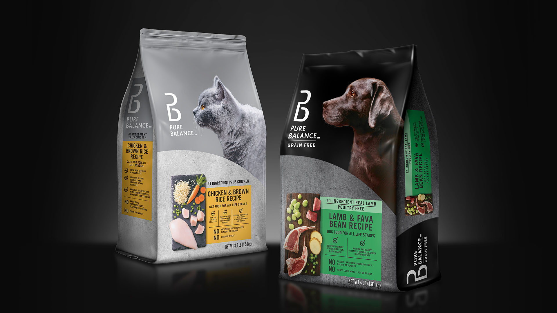 Walmart Pure Balance Pet Food Equator Design