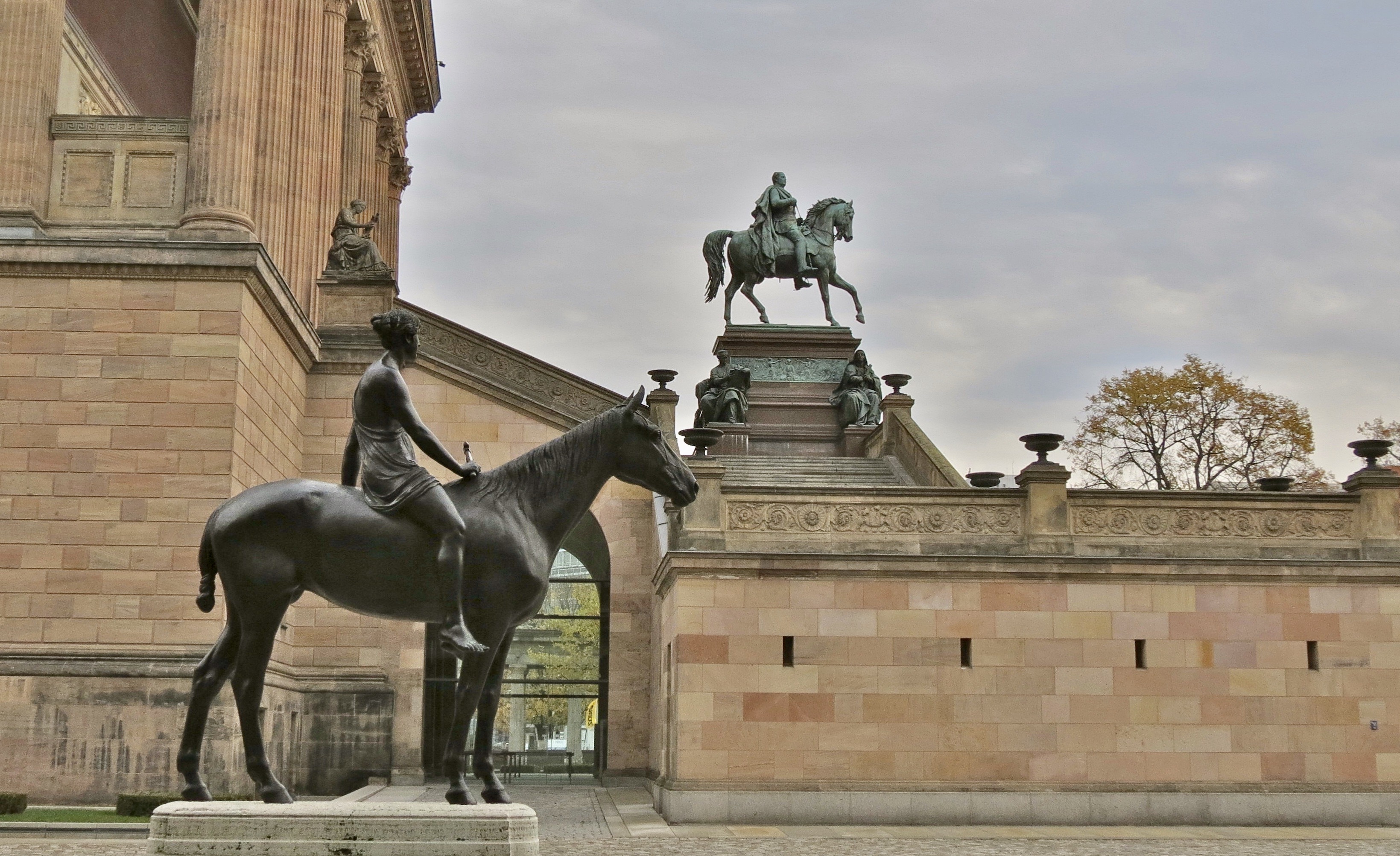 Equestrian statue of Friedrich Wilhelm lV in Berlin Germany