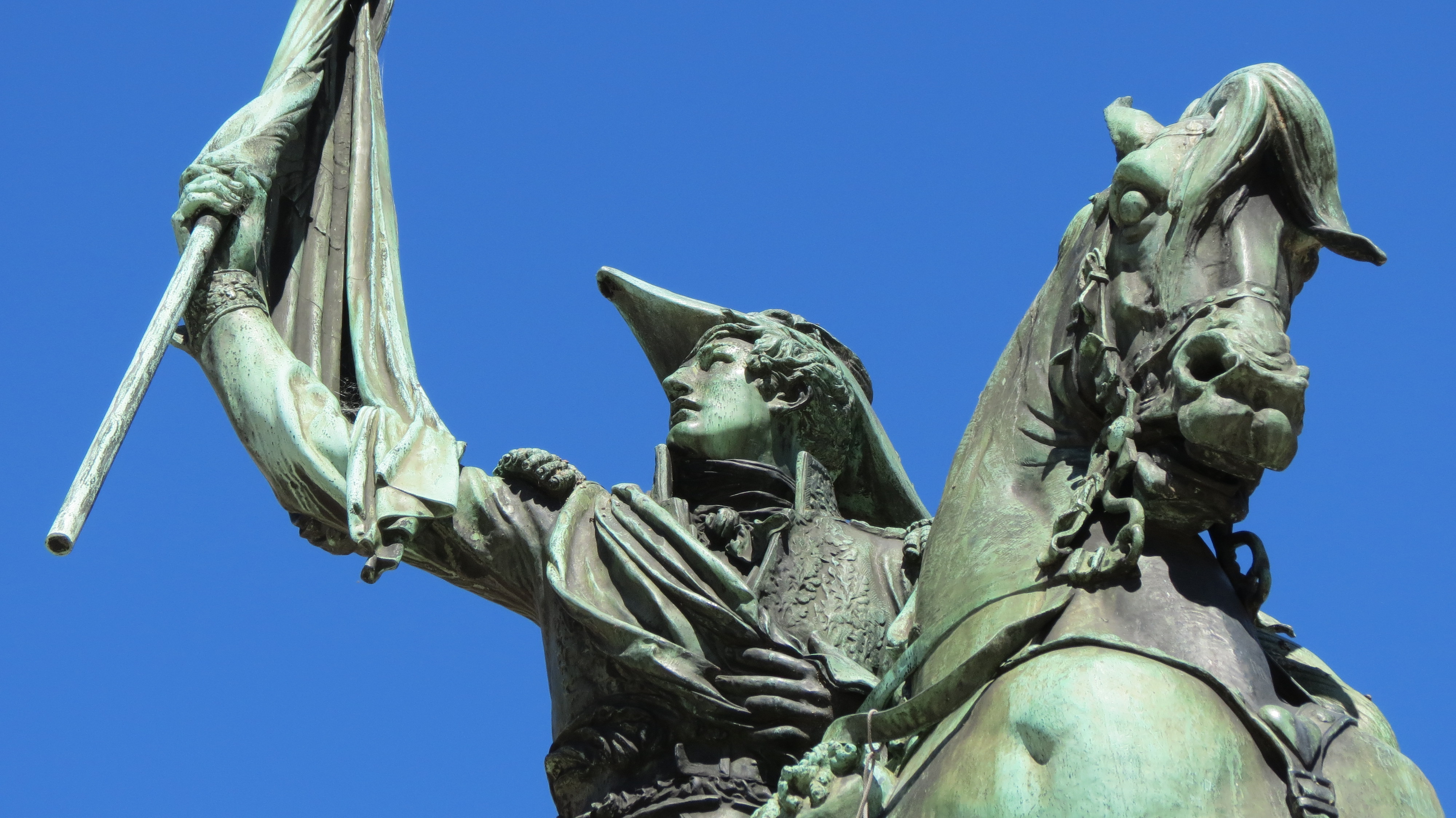 Equestrian statue of Manuel Belgrano in Buenos Aires Argentina
