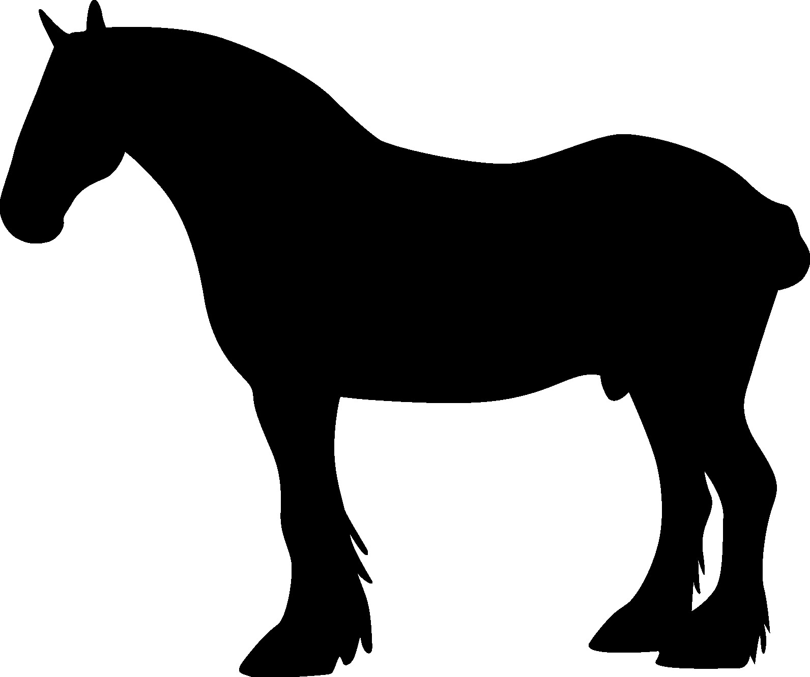 Draft Horse Reflective Decal EquestriSafe, LLc