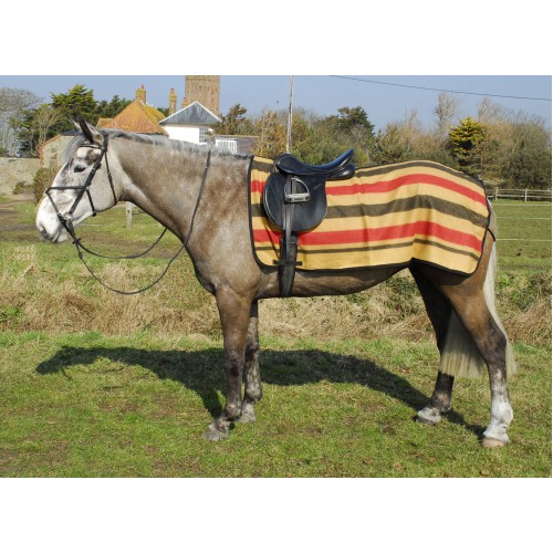Rhinegold Newmarket Stripe 3/4 Wool Rideon Rug EquiCard