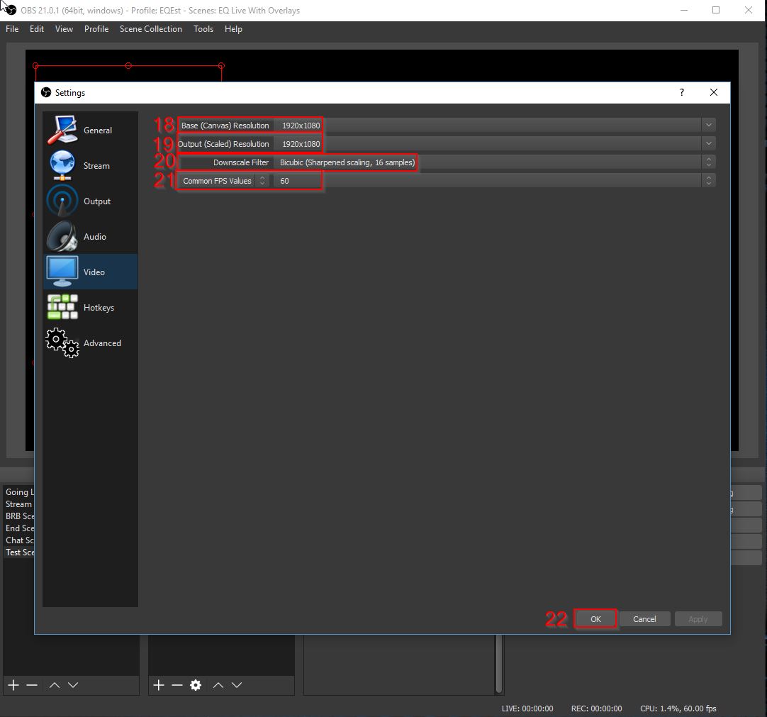Best encoding settings for OBS Studio Software while Recording