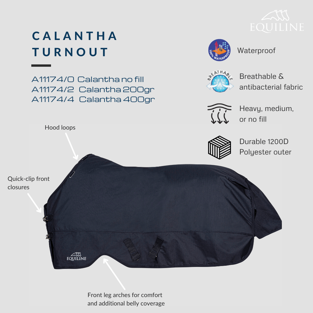 Calantha Heavy Weight Turnout Blanket 400g Horse Blanket