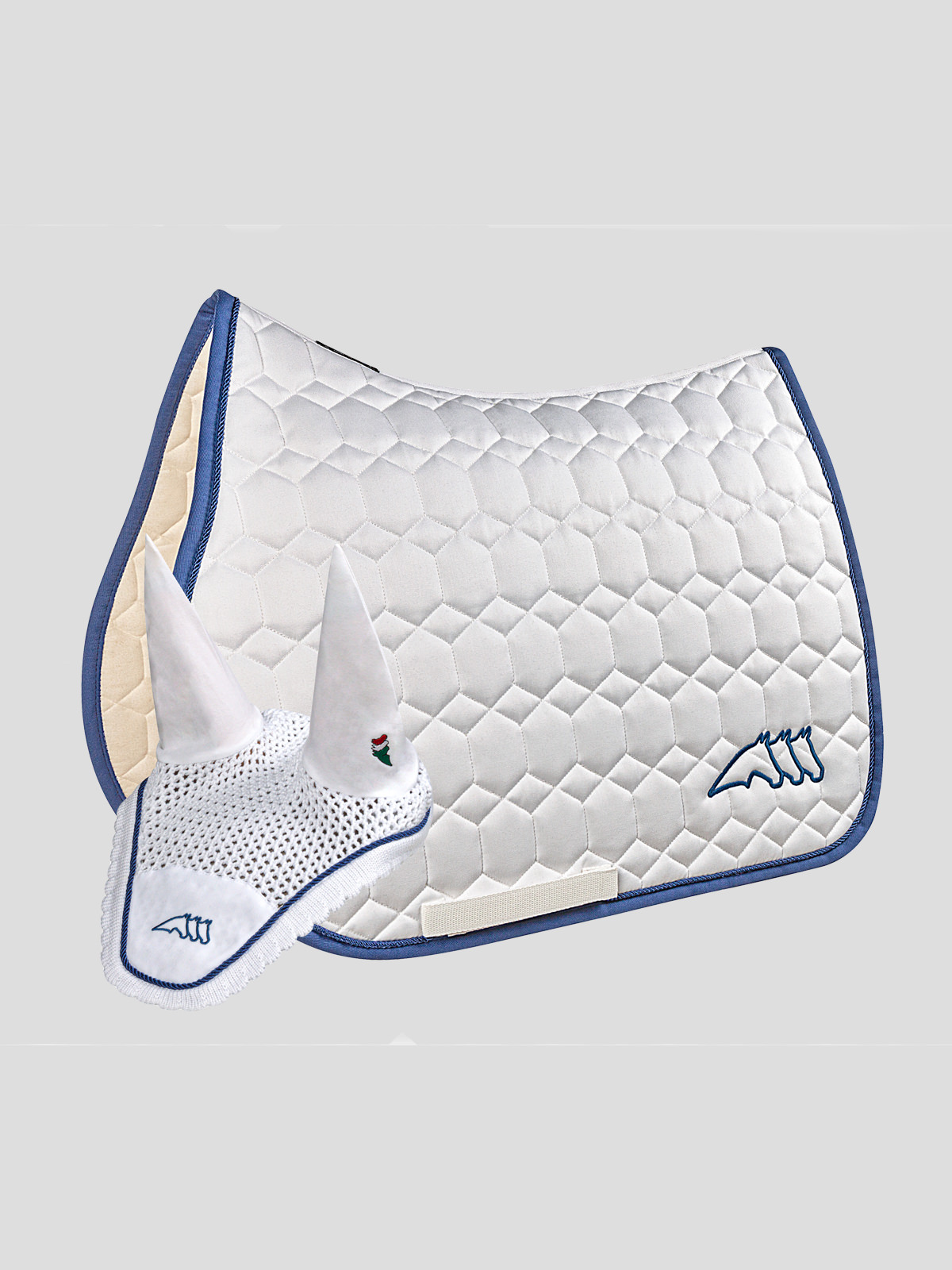 Matching Saddle Pad and Ear Set Equiline