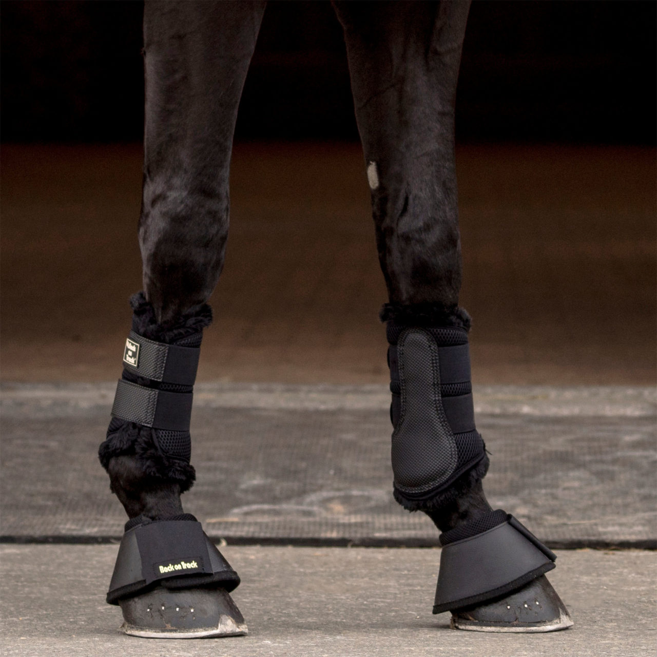 Brush Boot 3D Mesh with Fur Equine Oasis