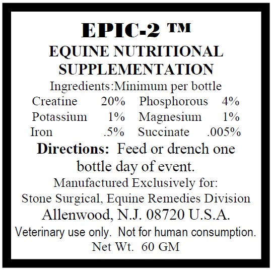 EPIC2 Equine Remedies