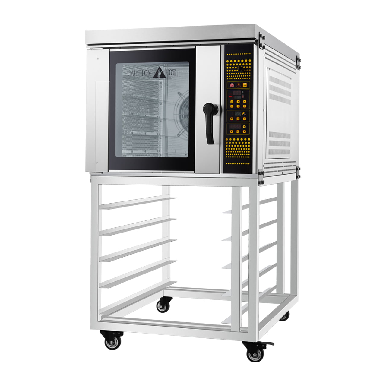 Gas Convection Oven Steamer Spray Type Equip Chef