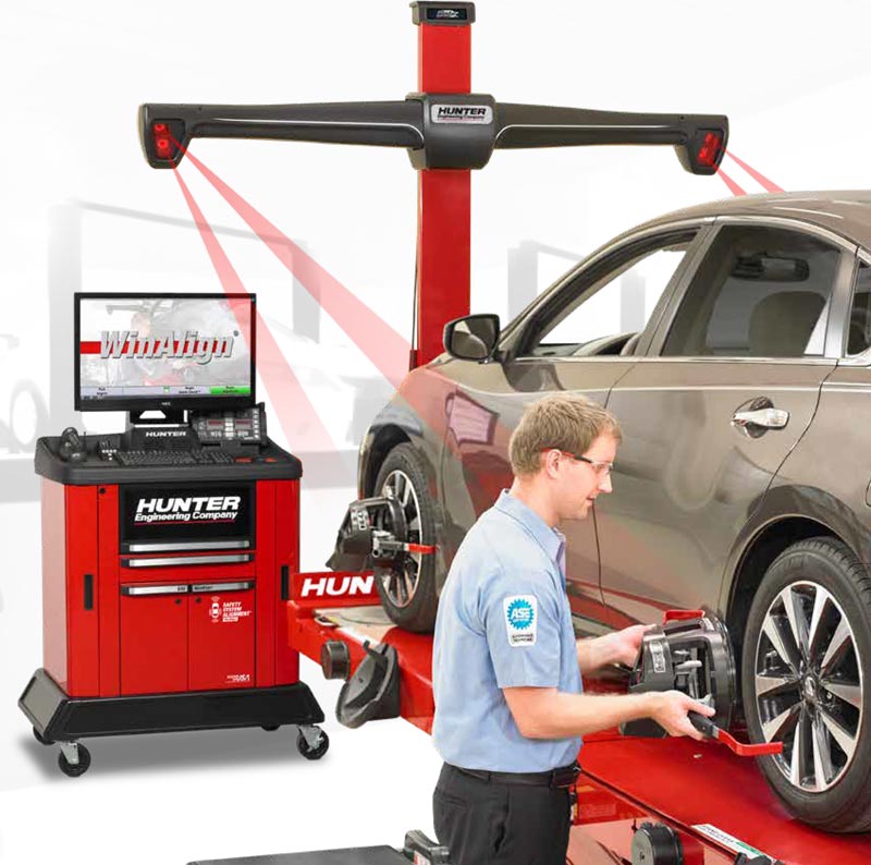 Hunter Wheel Alignment Machines EQUIP INTERNATIONAL INC