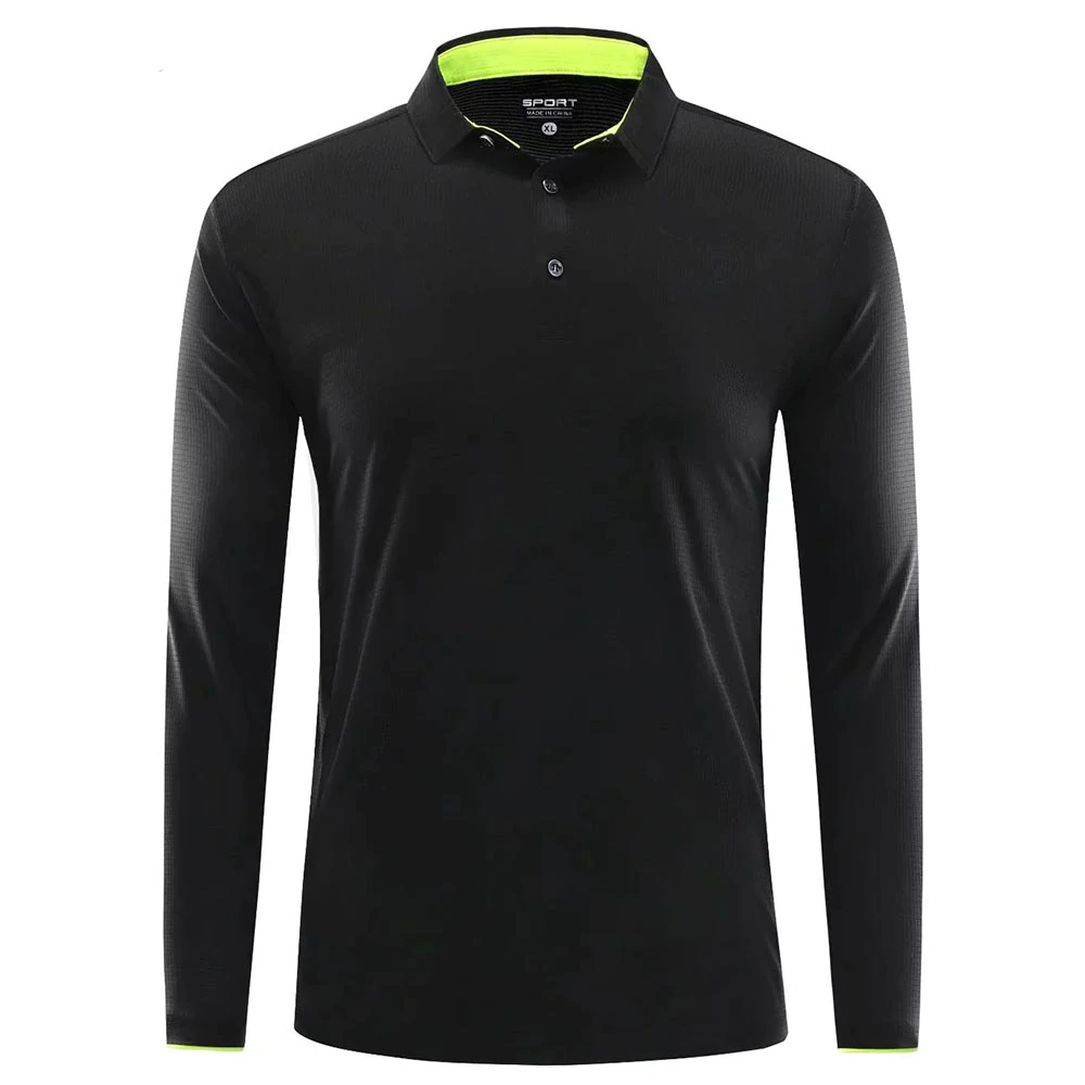 Long Sleeve Golf Shirt for Men Equipium Fit