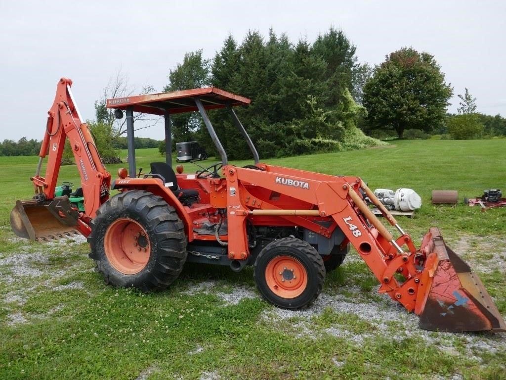 Kubota L48 Backhoe Farm Tractor EquipMap