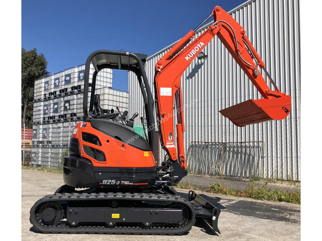 Kubota U25 Track Loader Backhoe EquipMap