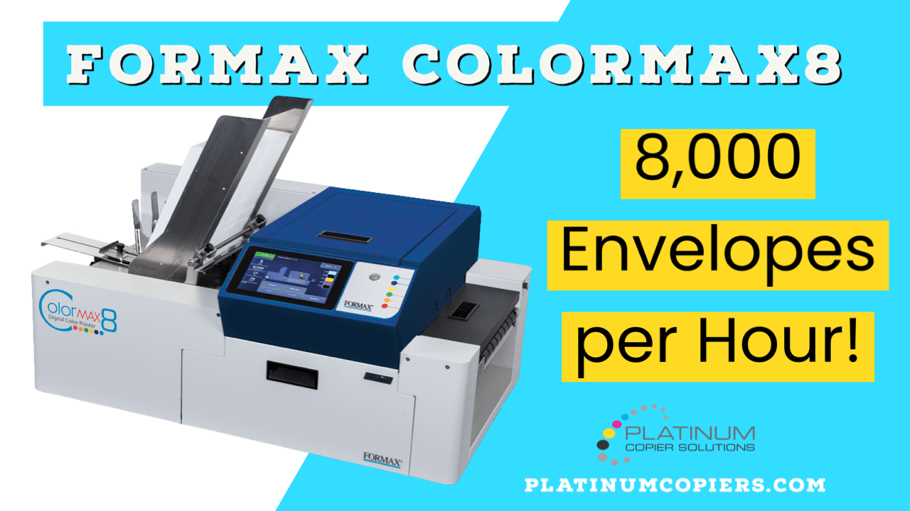 Formax Color Envelope Printer Windowed Envelope Printer