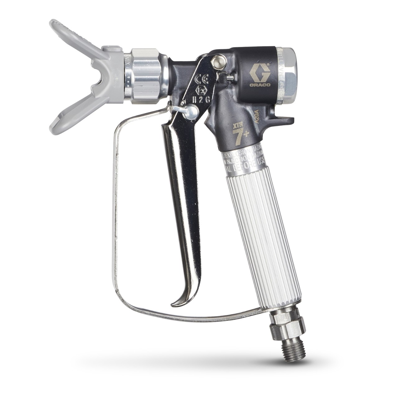 Graco XTR7+ Airless Spray Gun Round Handle 4Finger Trigger No Tip