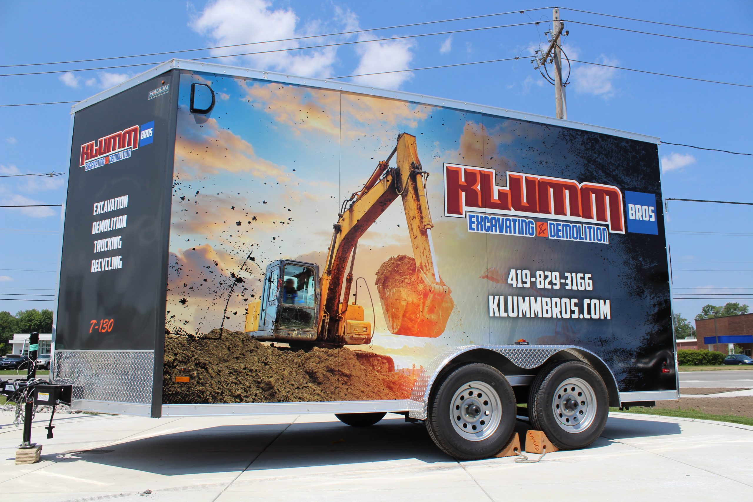 Enclosed Trailer Graphics & Installation EQUIPT Graphics Solutions