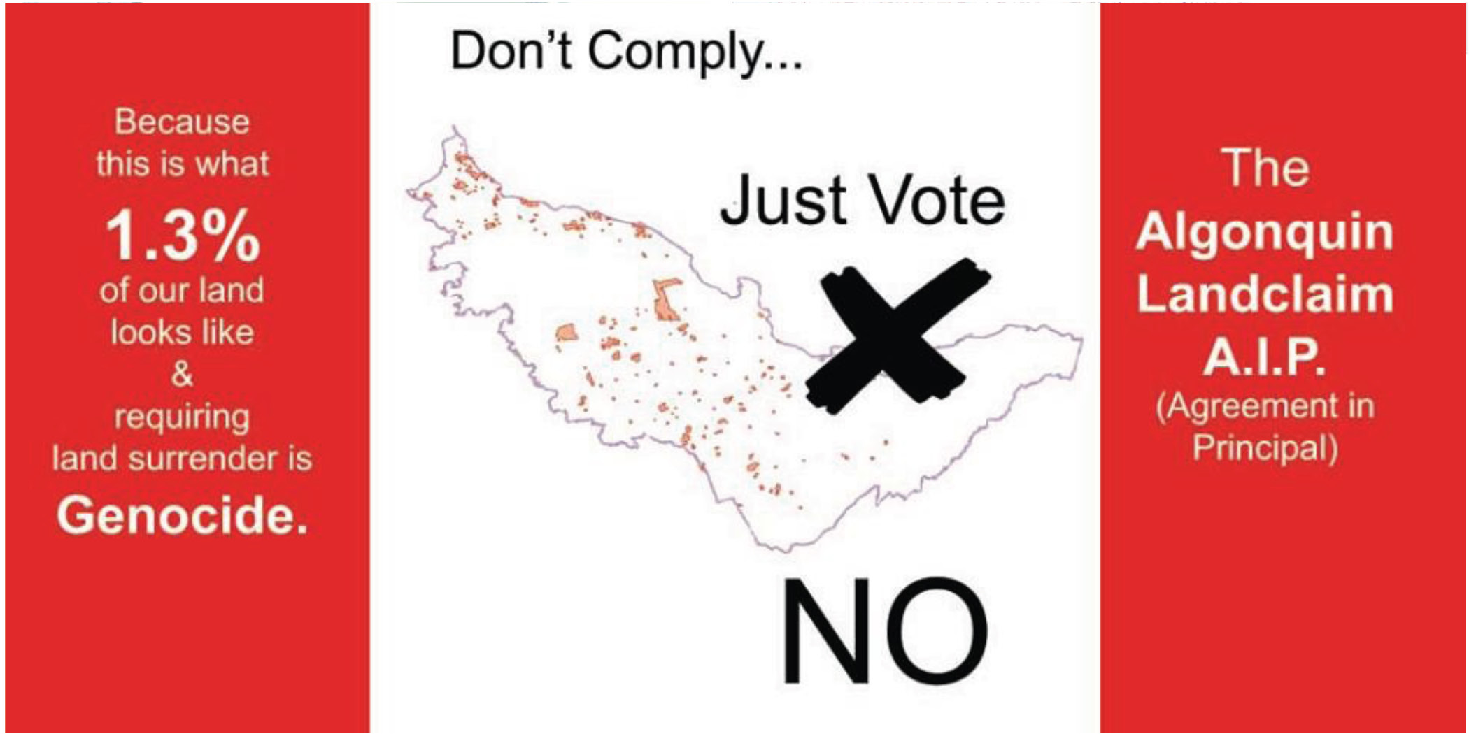 Reconciliation as Real Negotiations or Termination Table? The Algonquin