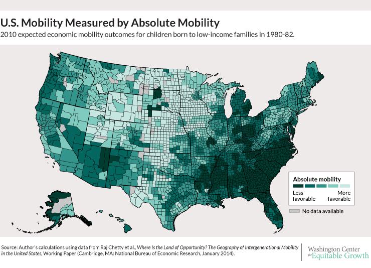 Patterns of economic mobility in the United States Equitable Growth