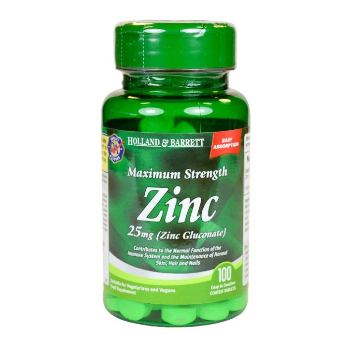 ZINC 25MG TABS (HOLLAND & BARRETT) Equity Pharmacy