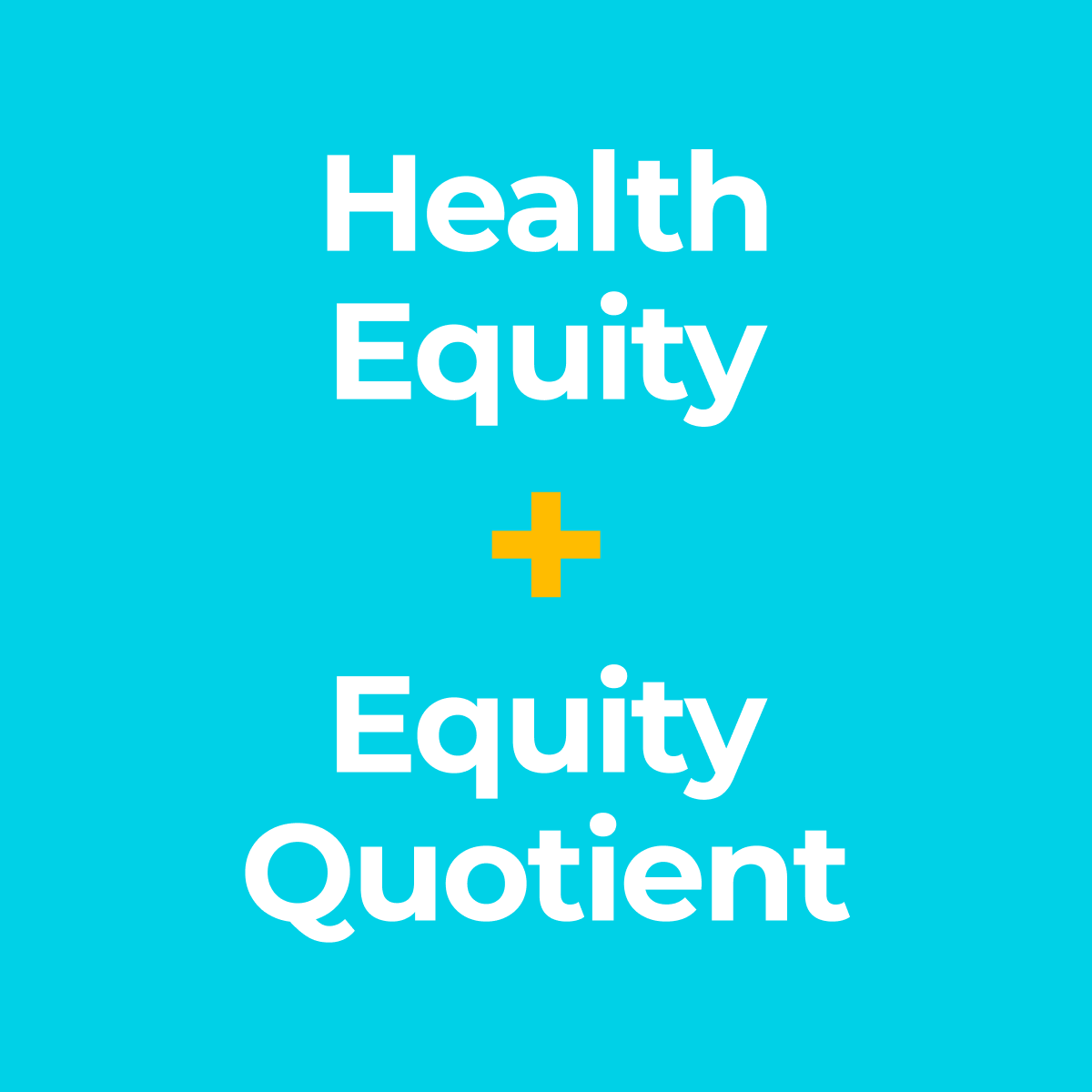 Health Equity Equity Quotient