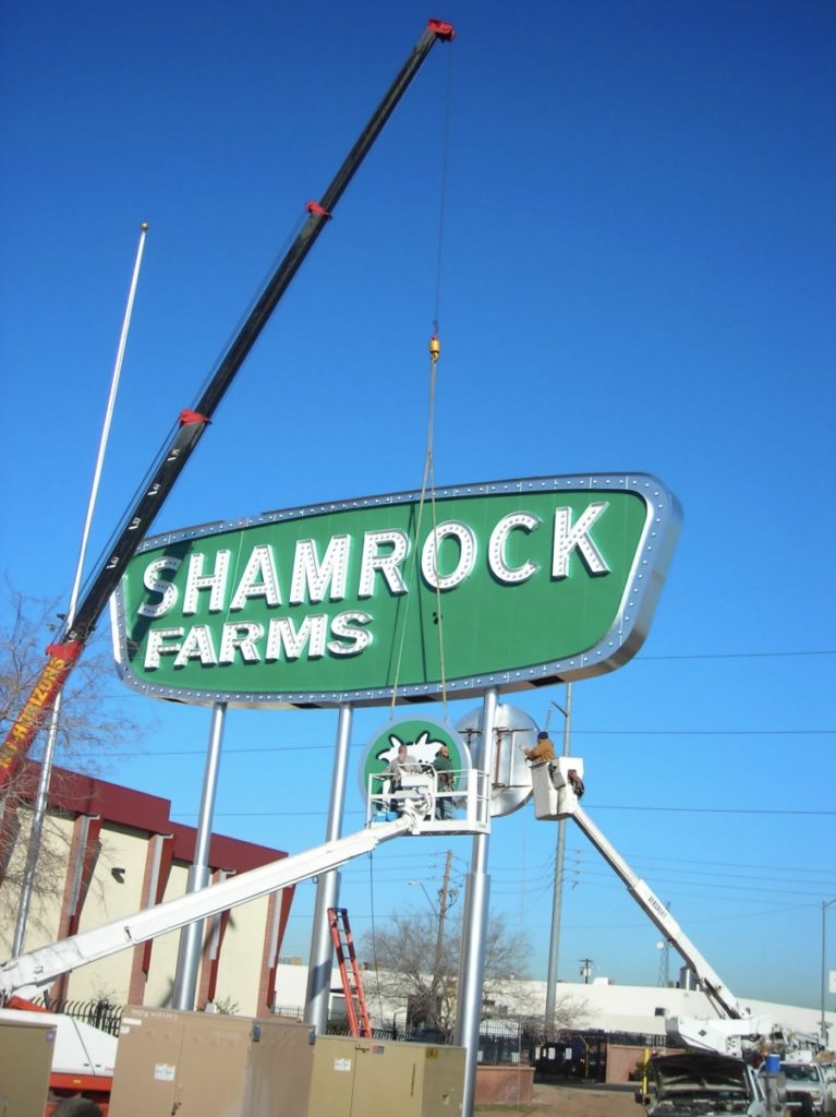Shamrock Farms Equity Sign