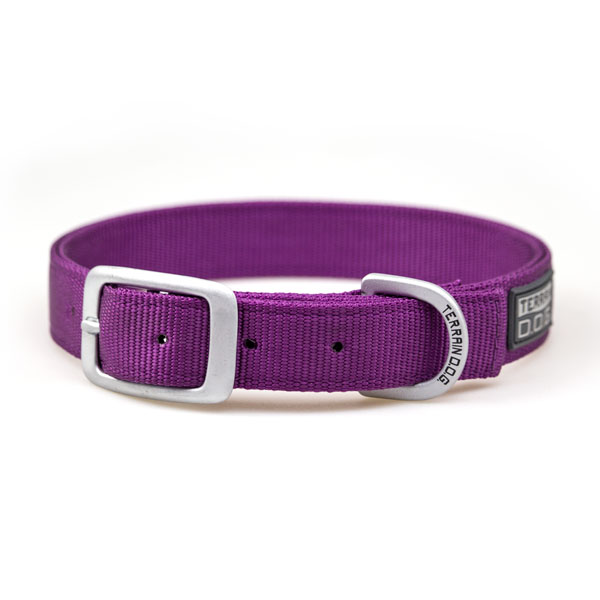 Terrain Dog Personalised Collar & Leash Set (purple) equiwal.eu