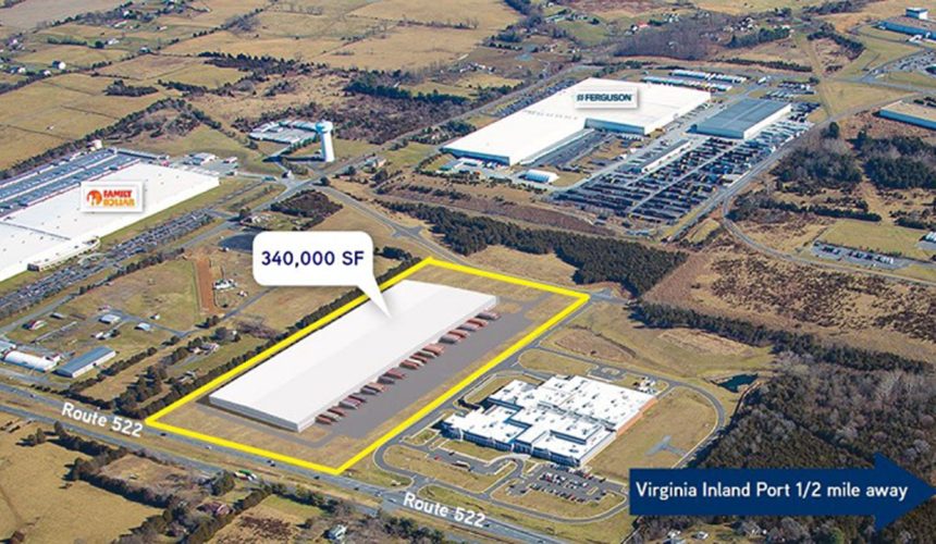 Equus Breaks Ground on Virginia Inland Port Spec Industrial Building in Front Royal, Virginia