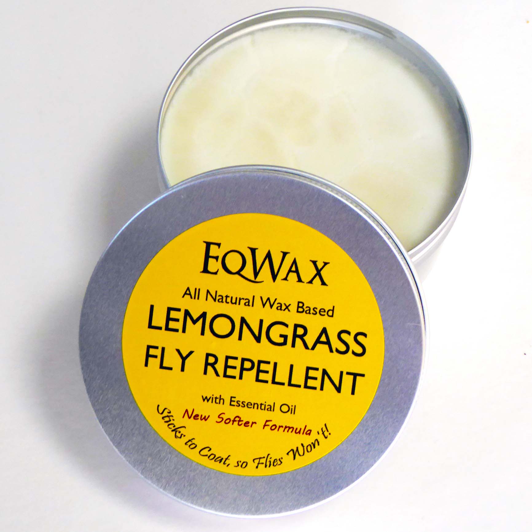 Lemongrass Equine Fly Repellent Tin PlasticFree, PlantBased & Natural