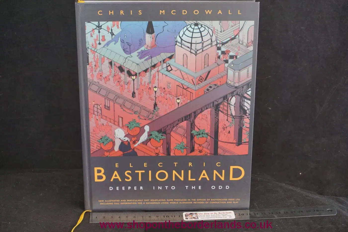 Electric Bastionland Deeper Into The Odd, hardback roleplaying game
