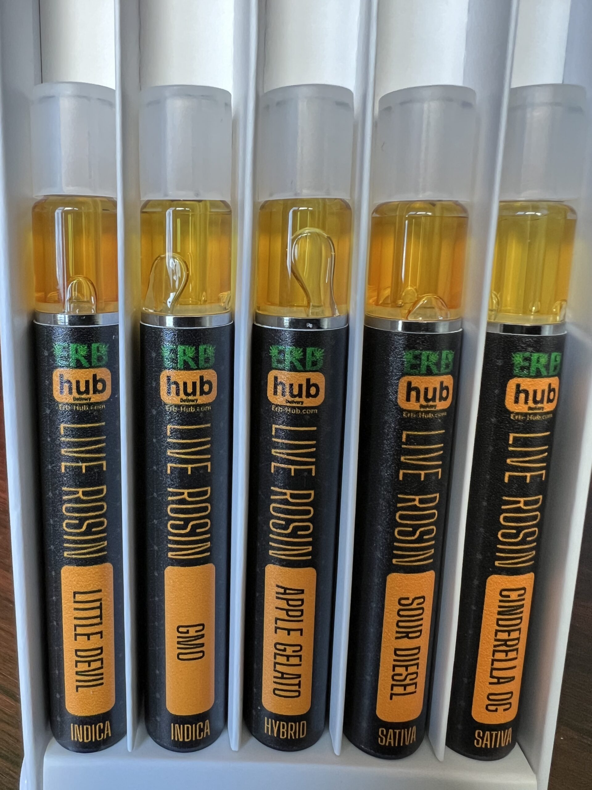 .5G Live Rosin all glass Disposable Vape Digital Art ERB HUB