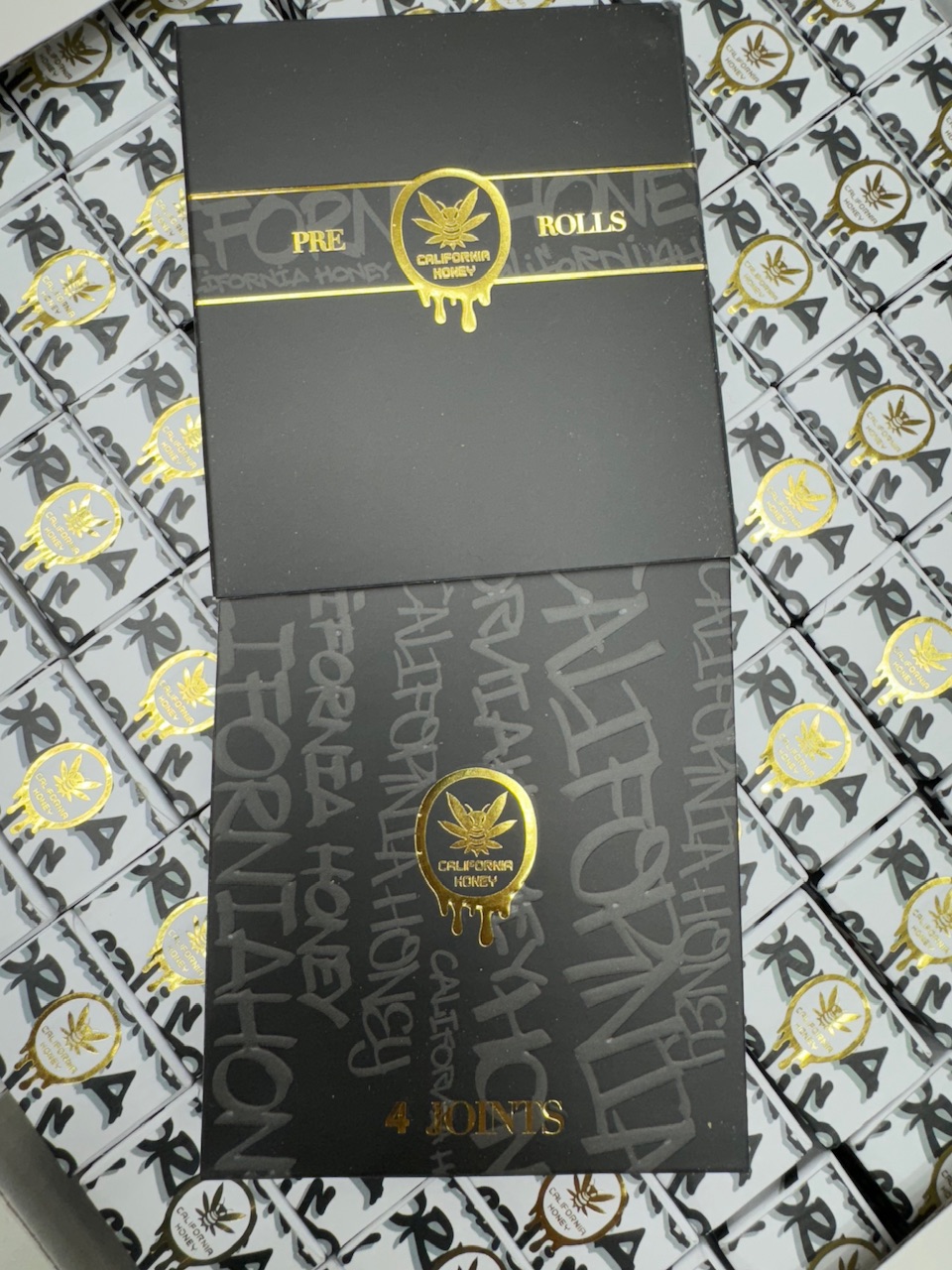 4 Pack California Honey Top Shelf Pre Rolls Digital Art ERB HUB