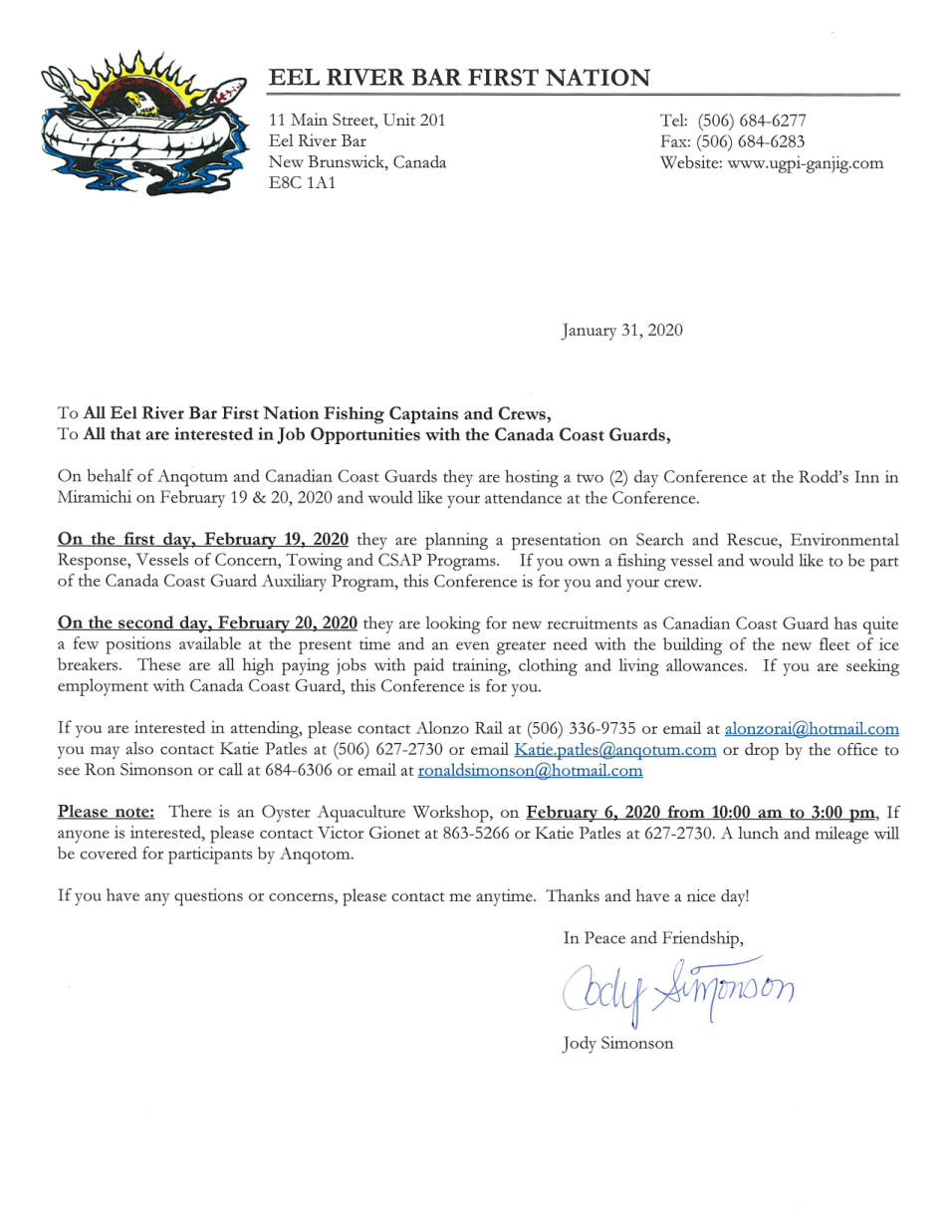 Oyster Aquaculture Ugpi'Ganjig