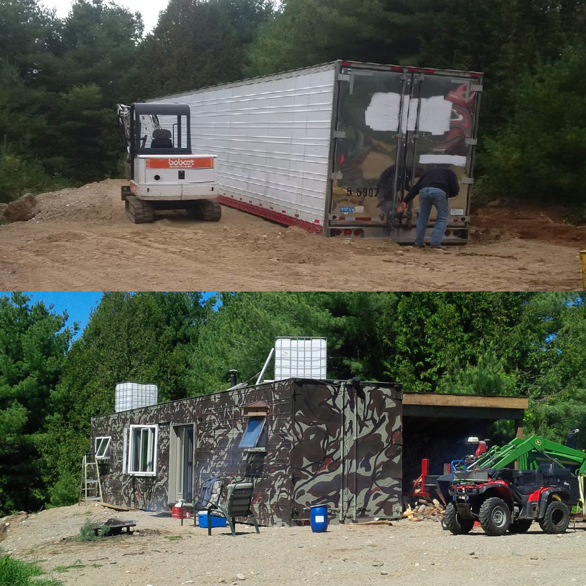 Reefer Trailer Turned Home! The Erb Group