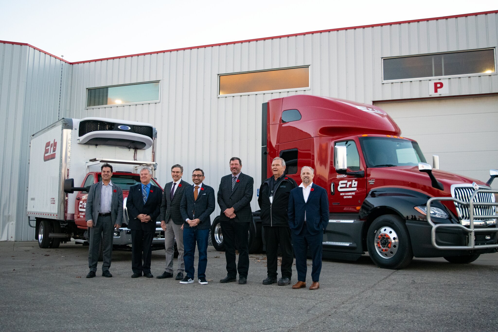 The Minister of Transport and MP Tim Louis visit The Erb Group of