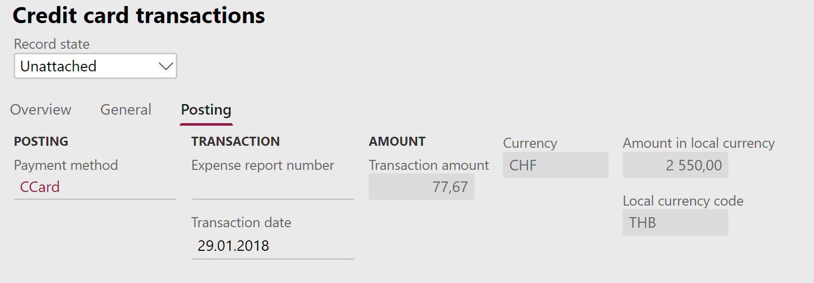 On currency in credit card expense transactions Part 1 ERConsult