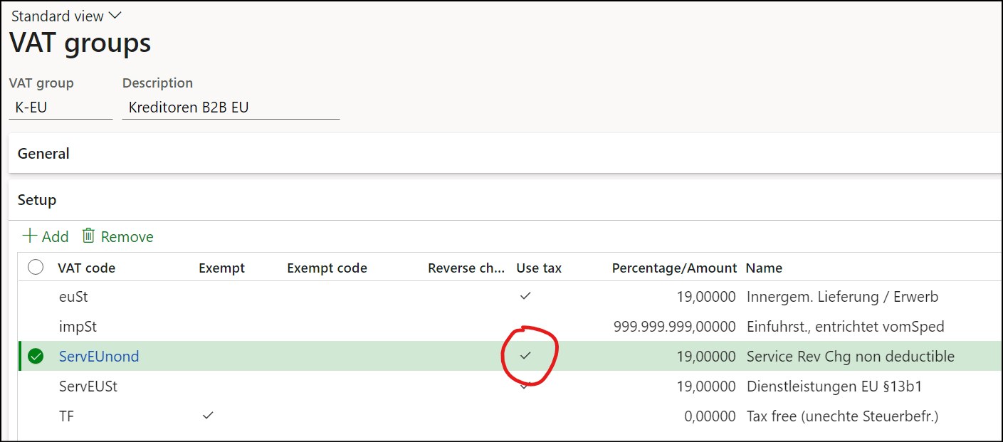 Sometimes you pay Reverse Charge in D365 ERConsult