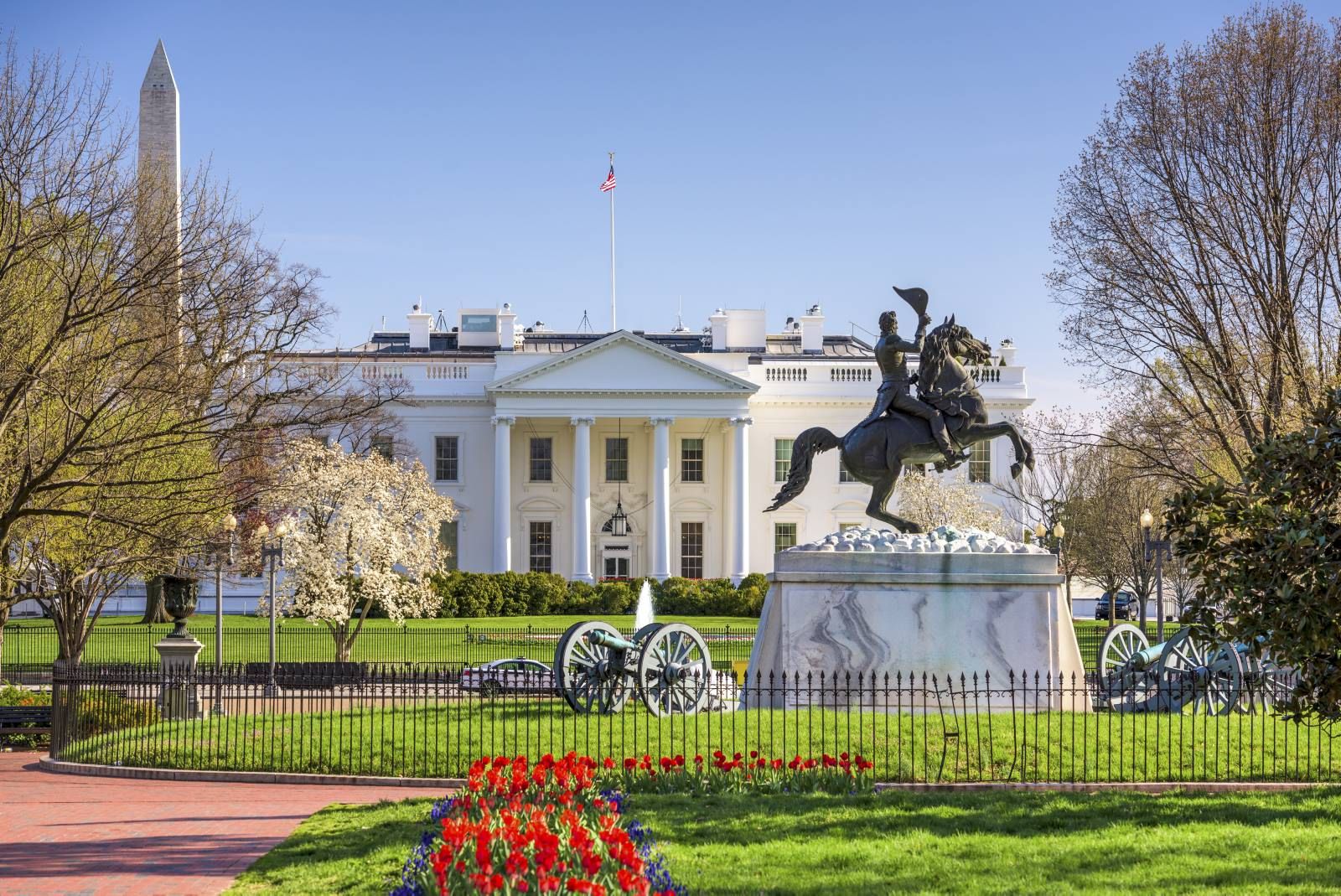 Slaven bouwden het huis van het Amerikaanse volk