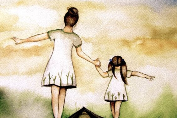 Tu mano tan pequeña, hijo mío, me guía por el mundo