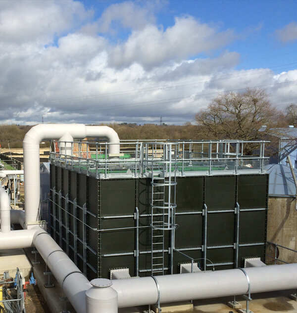 Bio Trickling Filter Process, Small & Medium Flow Odour Control Systems