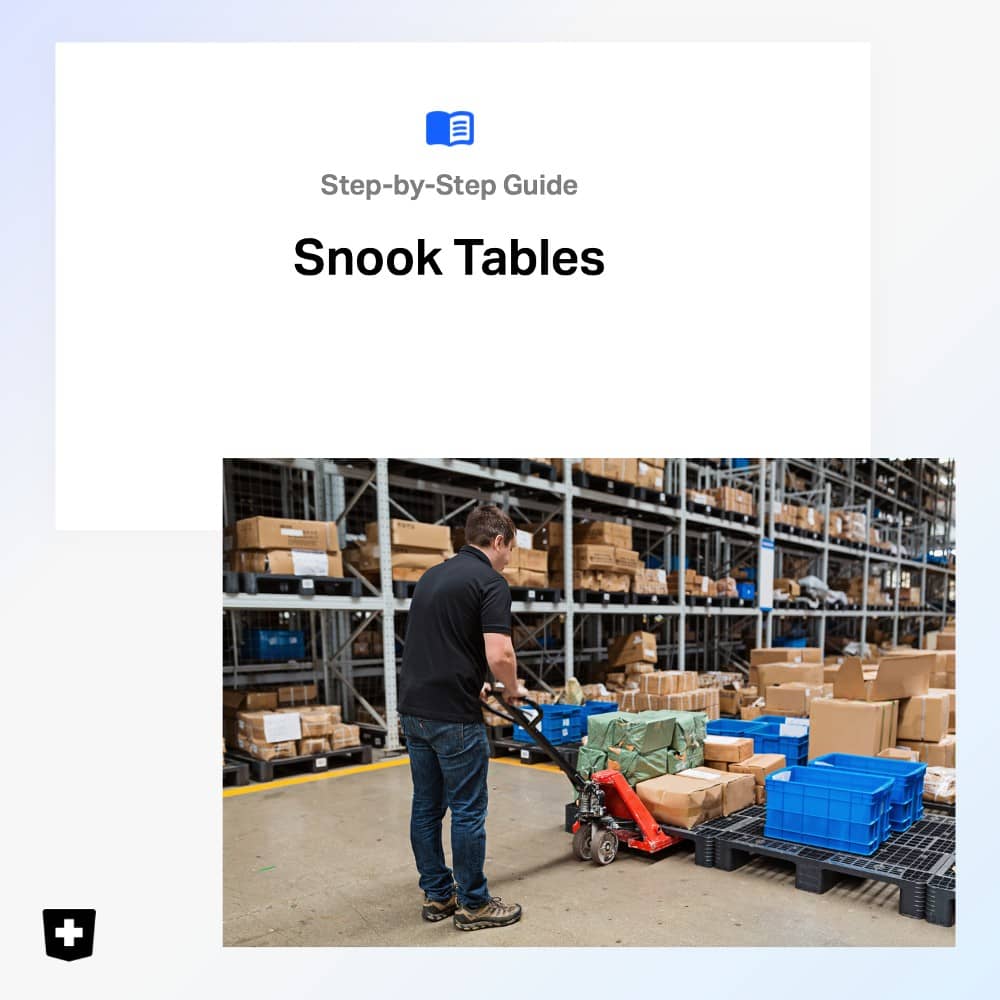 A StepbyStep Guide to Using the Snook Tables