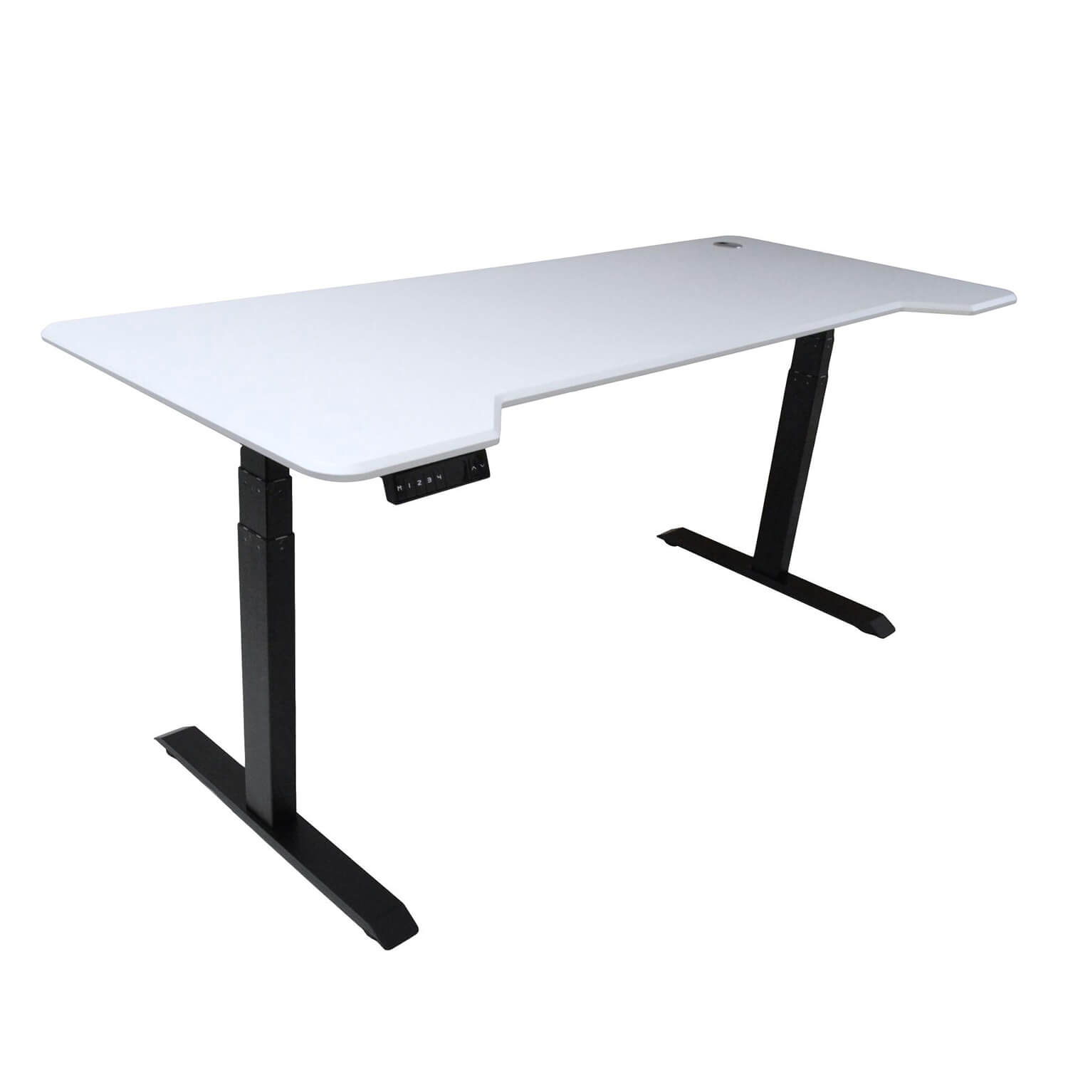 Standing Office Desk White 1800mm ERGODC.