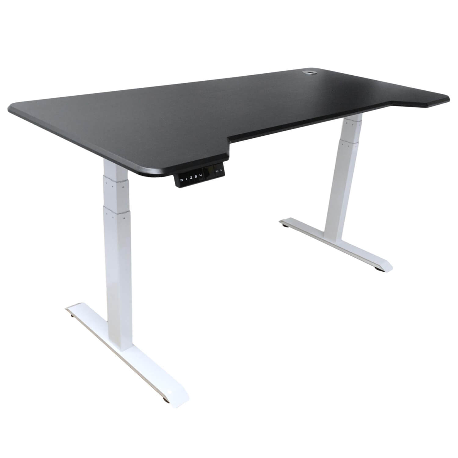 Electric Sit Stand Desk Black 1600mm ERGODC.