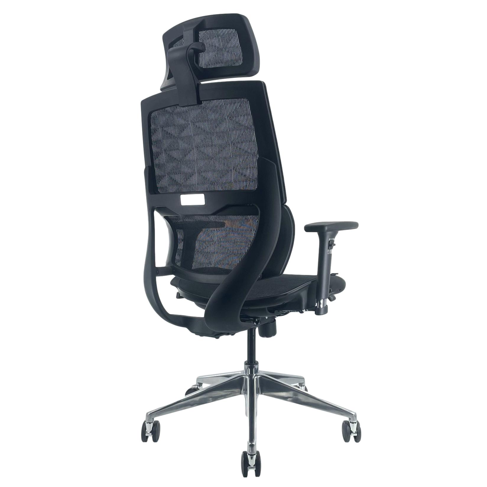 ErgoDC Ergonomic Executive Office Chair High Back Full Mesh Black ERGODC.