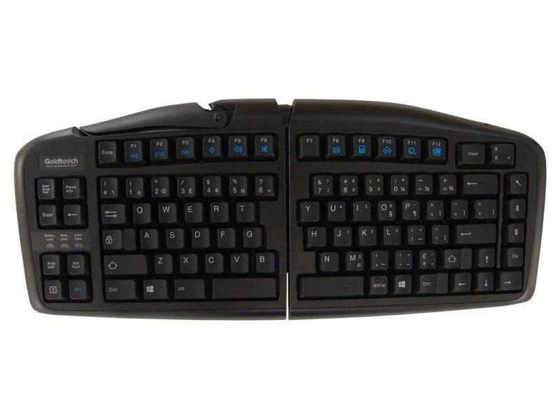 Goldtouch Keyboard by Key Ovation V2 USB + PS2 FRENCH CANADIAN LAYOUT ErgoEquip
