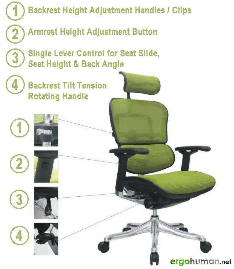 Ergohuman Office Chair Manuals