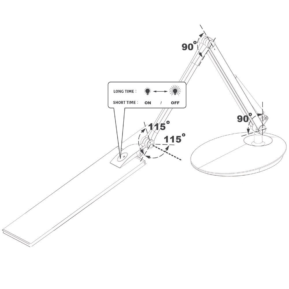 Atom Desk Light Ergonomic Solutions