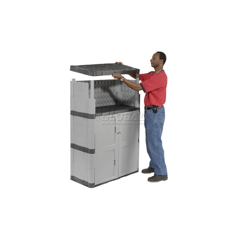 Rubbermaid Plastic Storage 36X18X72 Matttroy