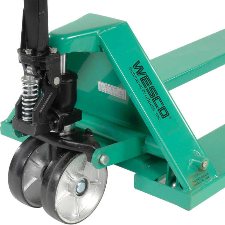 Wesco Pallet Jack Truck 272778 27 x 48 5500 Lb. Capacity ErgoSpec