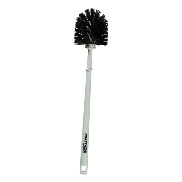 Toilet Bowl Brush, 16.5" Gray ErgoSpec
