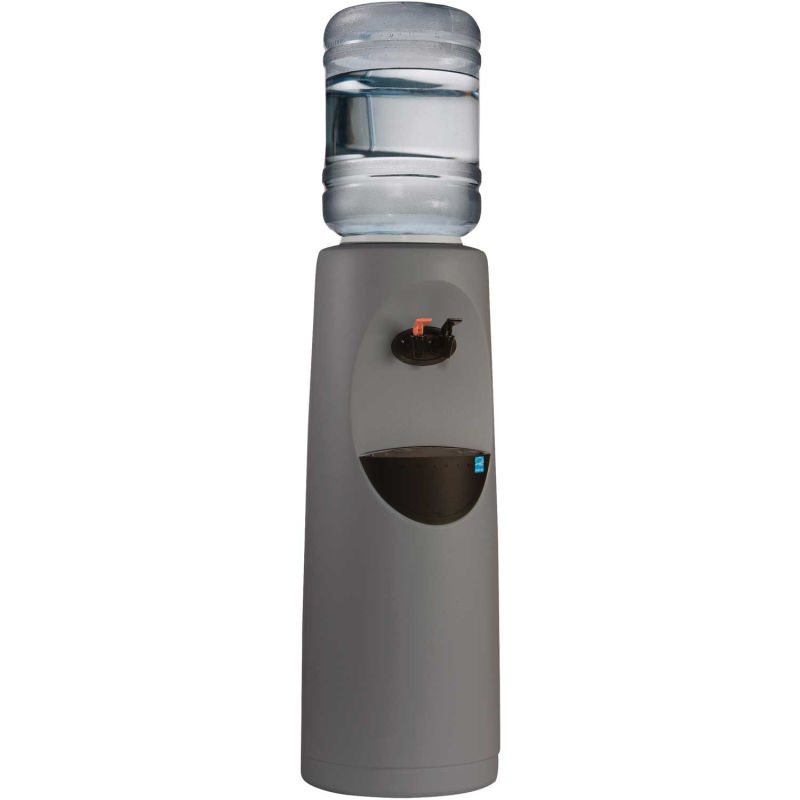 Aquaverve Koncept Model Commercial Hot/Cold Bottled Water Cooler Dispenser Grey W/Black Trim